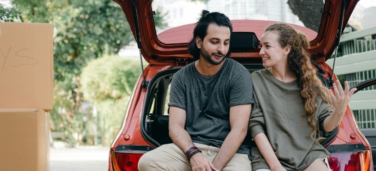 a boy and a girl talking about Edmonton vs Toronto